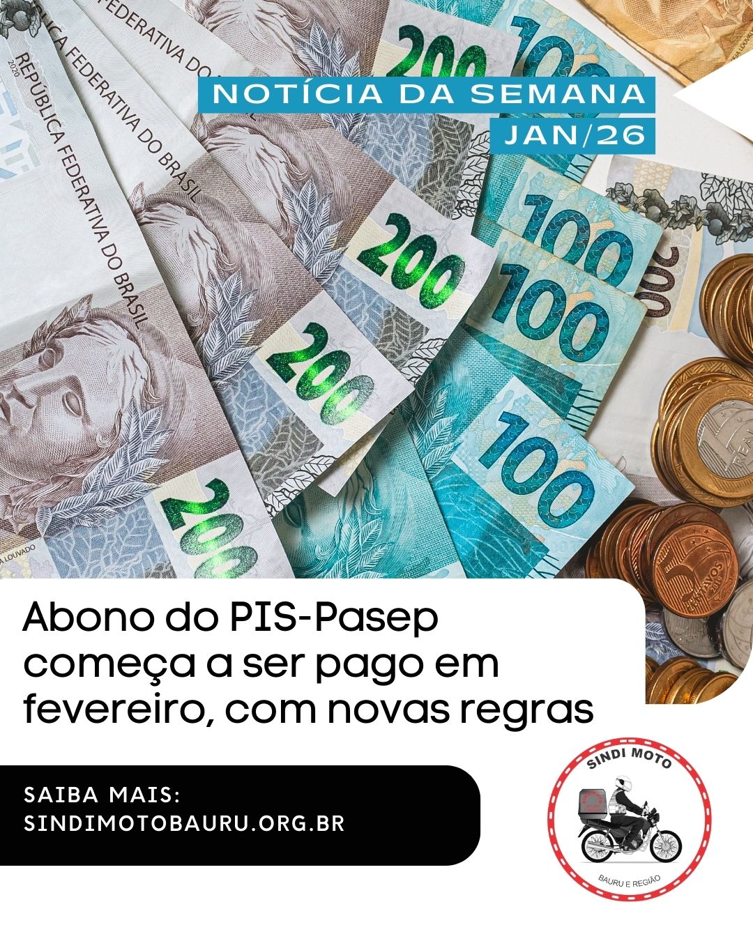 Abono do PIS-Pasep começa a ser pago em fevereiro, com novas regras